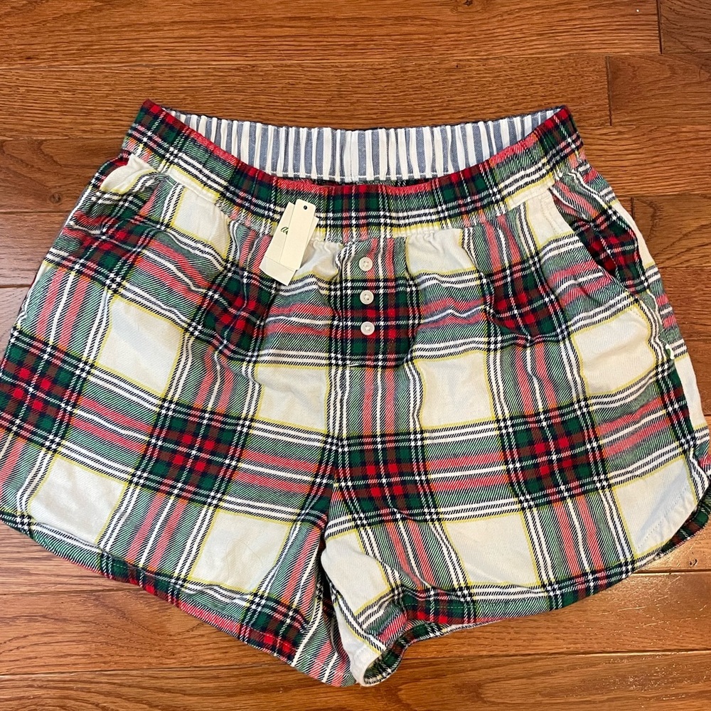 New with tags! Aerie plaid sleep shorts!